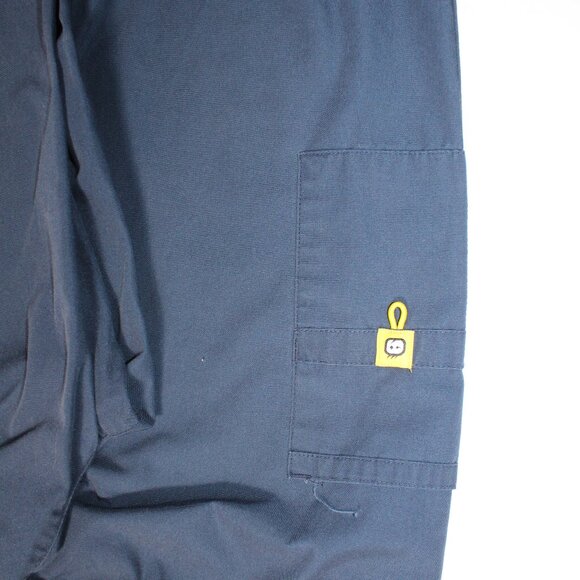 Wonderwink Medical Scrub Set (XS)-Top (S)-Pants Navy Style 5016 - Picture 8 of 14